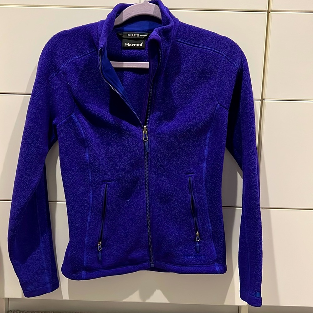 Marmot fleece XS purple